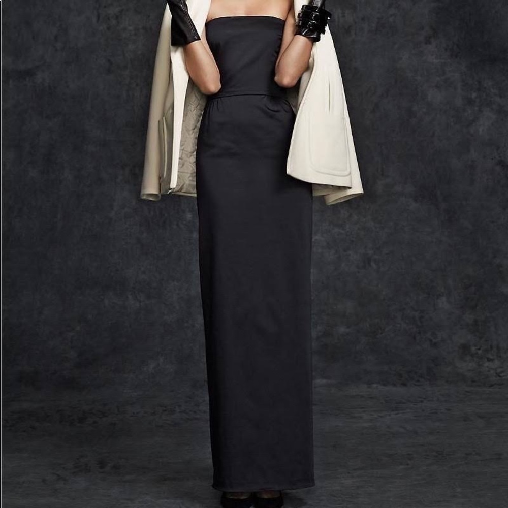 ‼️BRAND NEW, NEVER WORN‼️ Talbots Black Strapless Full Length Formal Gown